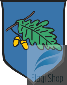 Flaga miasta Dąbie - na zamówienie 150x90 Dąbia  