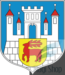 Flaga miasta Przemków - na zamówienie 150x90 Przemkowa