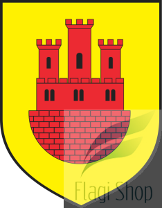 Flaga miasta Jutrosin - na zamówienie 110x70 Jutrosina