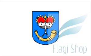 Flaga miasta Kłecko - na zamówienie 150x90 Kłecka