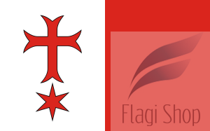 Flaga miasta Siechnice - na zamówienie 150x90 Siechnic