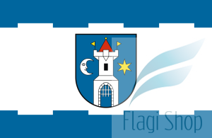 Flaga miasta Świebodzice - na zamówienie 150x90 Świebodzic