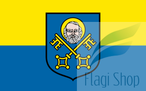 Flaga miasta Trzebnica - na zamówienie 110x70 Trzebnicy
