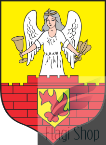 Flaga miasta Zawidów - na zamówienie 150x90 Zawidowa