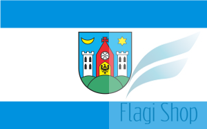 Flaga miasta Ziębice - na zamówienie 110x70 Ziębic