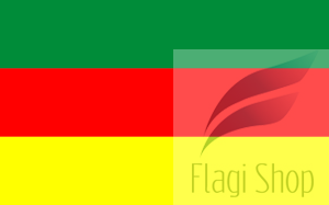 Flaga miasta Żarów - na zamówienie 110x70 Żarowa