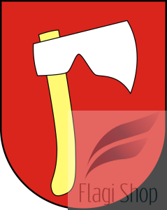 Flaga miasta Krajenka - na zamówienie 110x70 Krajenki  