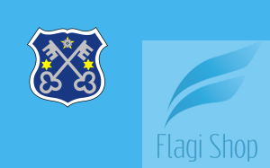 Flaga miasta Krotoszyn - na zamówienie 150x90 Krotoszyna 