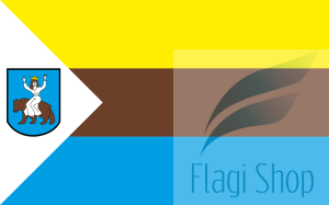 Flaga miasta Margonin - na zamówienie 150x90 Margonina   