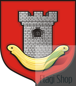 Flaga miasta Miejska Górka - na zamówienie 150x90 Miejskiej Górki  