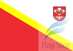 Flaga miasta Mikstat - na zamówienie 110x70 Mikstatu   