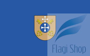 Flaga miasta Nowe Skalmierzyce - na zamówienie 110x70 Nowych Skalmierzyc  