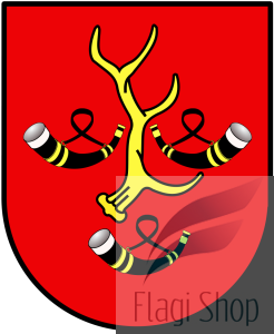 Flaga miasta Obrzycko - na zamówienie 150x90 Obrzycka 