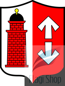 Flaga miasta Opatówek - na zamówienie 150x90 Opatówka 