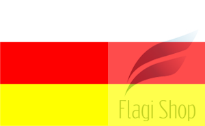 Flaga miasta Ostrzeszów - na zamówienie 150x90 Ostrzeszowa