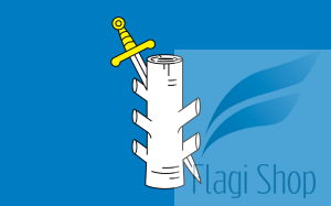 Flaga miasta Rakoniewice - na zamówienie 110x70 Rakoniewic  