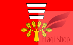 Flaga gminy Hańsk - na zamówienie 110x70 Hańska