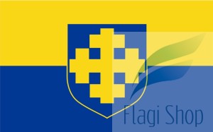 Flaga miasta Słupca - na zamówienie 150x90 Słupcy  