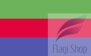 Flaga miasta Stawiszyn - na zamówienie 150x90 Stawiszyna