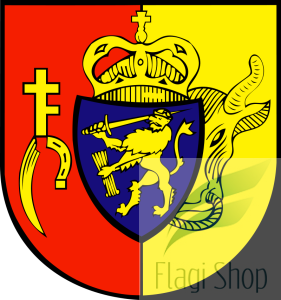 Flaga miasta Stęszew - na zamówienie 150x90 Stęszewa  