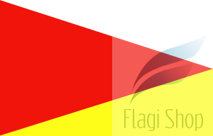 Flaga miasta Swarzędz - na zamówienie 110x70 Swarzędza  