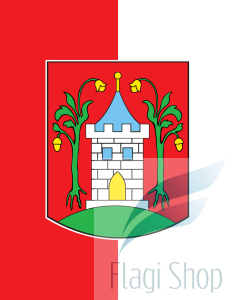 Flaga miasta Śmigiel - na zamówienie 150x90 Śmigla  