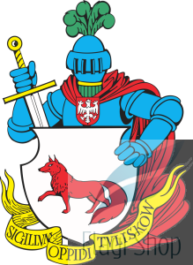 Flaga miasta Tuliszków - na zamówienie 150x90 Tuliszkowa