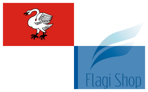 Flaga miasta Zbąszyń - na zamówienie 110x70 Zbąszynia  