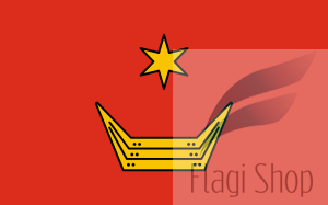 Flaga miasta Żerków - na zamówienie 150x90 Żerkowa 