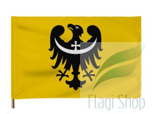 Flaga województwo Dolnośląskie - na zamówienie 150x90 województwa dolnośląskiego