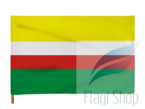 Flaga województwo Lubuskie - na zamówienie 110x70 województwa lubuskiego