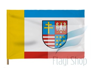 Flaga województwo Świętokrzyskie - na zamówienie 150x90 województwa świętokrzyskiego