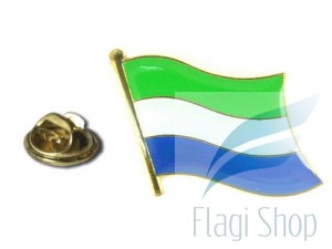 Przypinka SIERRA LEONE Flaga Pins Wpinka Sierra