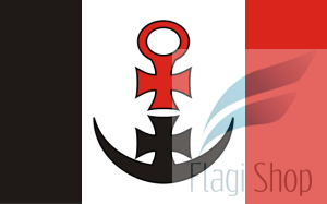 Flaga Powiat lubiński - na zamówienie 150x90 powiatu lubińskiego