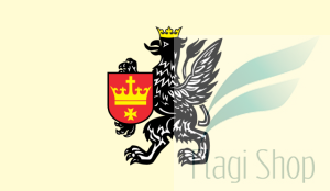 Flaga Powiat starogardzki - na zamówienie 110x70 powiatu starogardzkiego