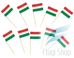 Flaga WĘGRY Pikery 20 szt Wykałaczki WĘGIER