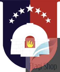 Flaga gminy Kolbudy - na zamówienie 150x90 Kolbud   