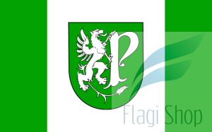 Flaga gminy Pruszcz Gdański - na zamówienie 110x70