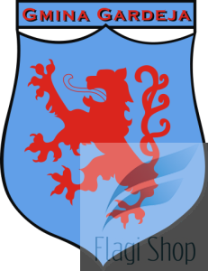 Flaga gminy Gardeja - na zamówienie 150x90 Gardei   