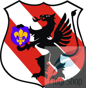 Flaga gminy Wicko - na zamówienie 150x90 Wicka   