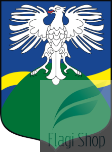 Flaga gminy Smołdzino - na zamówienie 110x70 Smołdzina   