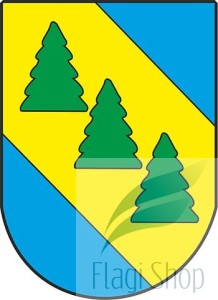 Flaga gminy Kaliska - na zamówienie 150x90 Kaliskiej   