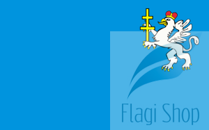 Flaga Powiat jędrzejowski - na zamówienie 110x70 powiatu jędrzejowskiego   