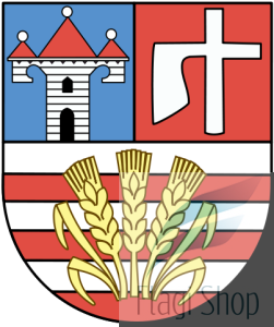 Flaga Powiat opatowski - na zamówienie 150x90 powiatu opatowskiego   