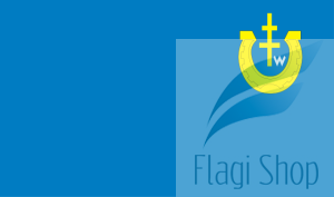 Flaga Powiat pińczowski - na zamówienie 110x70 powiatu pińczowskiego