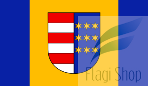 Flaga Powiat sandomierski - na zamówienie 110x70 powiatu sandomierskiego   	