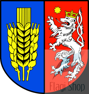 Flaga Powiat głubczycki - na zamówienie 150x90 powiatu głubczyckiego