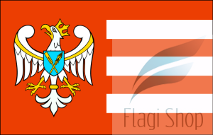 Flaga Powiat gnieźnieński - na zamówienie 150x90 Powiatu gnieźnieńskiego 