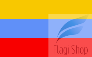 Flaga Powiat gostyński - na zamówienie 150x90 Powiatu gostyńskiego