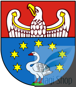 Flaga Powiat kępiński - na zamówienie 110x70 Powiatu kępińskiego